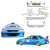 FRP LS WRC 98 Wide Body Kit 13pc > Subaru Impreza (GC8) 1993-2001 > 4dr Sedan - image 1