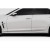 2016-2019 Cadillac CTS-V Alpha Side Skirt Splitters - 2 Pieces - image 4