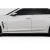 2016-2019 Cadillac CTS-V Alpha Side Skirt Splitters - 2 Pieces - image 3