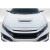 1992-2020 Universal Honda Civic GTAK Hood Scoop - 1 Piece - image 4