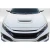 1992-2020 Universal Honda Civic GTAK Hood Scoop - 1 Piece - image 1