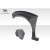 2009-2014 Acura TSX Khan Wide Body Fender Flare Kit - 10 Piece - image 7