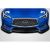 2017-2022 Infiniti Q60 AP Carbon Fiber Front Lip - image 1