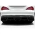 2014-2016 Mercedes CLA Class Burnout Rear Diffuser - 1 Piece - image 1
