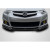2009-2014 Acura TSX HFP V3 Look Front Lip Spoiler Air Dam - 3 Pieces - image 6