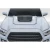 2016-2023 Toyota Tacoma Street Runner Air Hood Scoop - 1 Piece - image 1