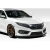2016-2018 Honda Civic 2DR 4DR Yoka Front Lip Spoiler Air Dam - 3 Pieces - image 3