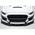 2015-2017 Ford Mustang GT500 Look Front Lip Spoiler Air Dam - 1 Piece ( For GT500 Look Front Bumper ) - image 2