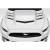 2015-2017 Ford Mustang Duraflex Interceptor Hood - 1 Piece - image 1