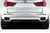 2014-2018 BMW X5 F15 Duraflex M Performance Look Rear Diffuser 3 Pieces