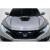 2017-2021 Honda Civic Type R OEM Look Hood Scoop - 1 Piece - image 1