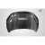 2016-2021 Honda Civic Time Attack Carbon Fiber Hood - image 8