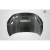 2016-2021 Honda Civic Time Attack Carbon Fiber Hood - image 13