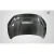 2016-2021 Honda Civic Time Attack Carbon Fiber Hood - image 9