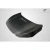 2016-2021 Honda Civic Type R Look Carbon Fiber Hood - image 4