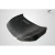 2016-2021 Honda Civic Type R Look Carbon Fiber Hood - image 5