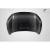 2016-2021 Honda Civic Type R Look Carbon Fiber Hood - image 9