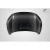 2016-2021 Honda Civic Type R Look Carbon Fiber Hood - image 13