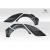 2016-2021 Honda Civic HB Speedster Widebody Rear Fender Flares - 6 Pieces - image 3