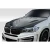 2015-2019 BMW X6 AF-1 Carbon Fiber Hood - image 2