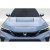 2022-2025 Honda Civic Duraflex Suzuka Hood - 1 Piece - image 1