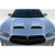 2011-2014 Dodge Charger Redeye Look Hood - 1 Piece - image 1