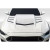 2018-2023 Ford Mustang Interceptor Hood - 1 Piece - image 3