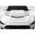 2018-2023 Ford Mustang Interceptor Hood - 1 Piece - image 1