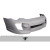 2009-2011 Porsche 911 Carrera 997 AF-1 Front Bumper (GFK) - 1 Piece (S) - image 4