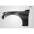 2014-2023 Infiniti Q50 OEM Look Carbon Fiber Fender - image 3