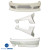 FRP FKON Body Kit 4pc > Nissan 240SX (S14) 1997-1998 - image 3