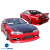 FRP FKON Body Kit 4pc > Nissan 240SX (S14) 1997 - 1998 - image 2