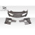 2005-2011 Porsche 911 Carrera 997 Eros Version 1 Front Bumper - 3 Piece - image 7