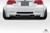 2008-2013 BMW M3 E92 E93 Duraflex Circuit Rear Bumper Extensions 2 Piece