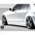 2007-2013 Mercedes S Class W221 Eros Version 1 Side Skirts Rocker Panels - 2 Piece - image 3