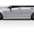 2008-2014 Mercedes Benz C Class W204 Radian Side Skirt Rocker Panel Splitters - 2 Pieces - image 5