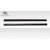 2008-2014 Mercedes Benz C Class W204 Radian Side Skirt Rocker Panel Splitters - 2 Pieces - image 3