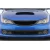 2008-2011 Subaru Impreza / WRX STI Ghost Front Grille - 1 Piece - image 1