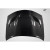 2015-2023 Dodge Charger Geo6ix Dritech Hellcat Look Hood - 1 Piece - image 6