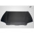 1992-1995 Honda Civic 2DR / HB Geo6ix Dritech OEM Look Hood - 1 Piece (S) - image 2