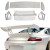 FRP GT3 RS V2 Narrow Body Decklid Engine Lid Wing (rear) > Porsche 911 (996) 1999-2004 - image 9