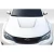 2008-2011 Subaru Impreza 2008-2014 WRX STI Vortex Hood - 1 Piece - image 1