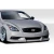 2008-2015 Infiniti G Coupe G37 Q60 Polyurethane IPL Look Front Bumper - 1 Piece - image 2