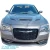 Steel SRT Hellcat 3-Scoop Hood > Chrysler 300C 2015-2023 - image 18