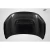 2016-2021 Honda Civic Type R Look Carbon Fiber Hood - image 9