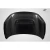 2016-2021 Honda Civic Type R Look Carbon Fiber Hood - image 8