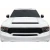 2011-2023 Dodge Durango Demon Look Hood - 1 Piece - image 1