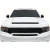 2011-2023 Dodge Durango Demon Look Hood - 1 Piece - image 1
