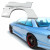 ModeloDrive FRP GCOR Wide Body 50mm Fenders (rear) > Nissan 240SX 1989-1994 > 2/3dr - image 1