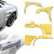 FRP CSPE Wide Body Fenders Set 7pc > Subaru Impreza WRX 2004-2005 > 4dr Sedan - image 2